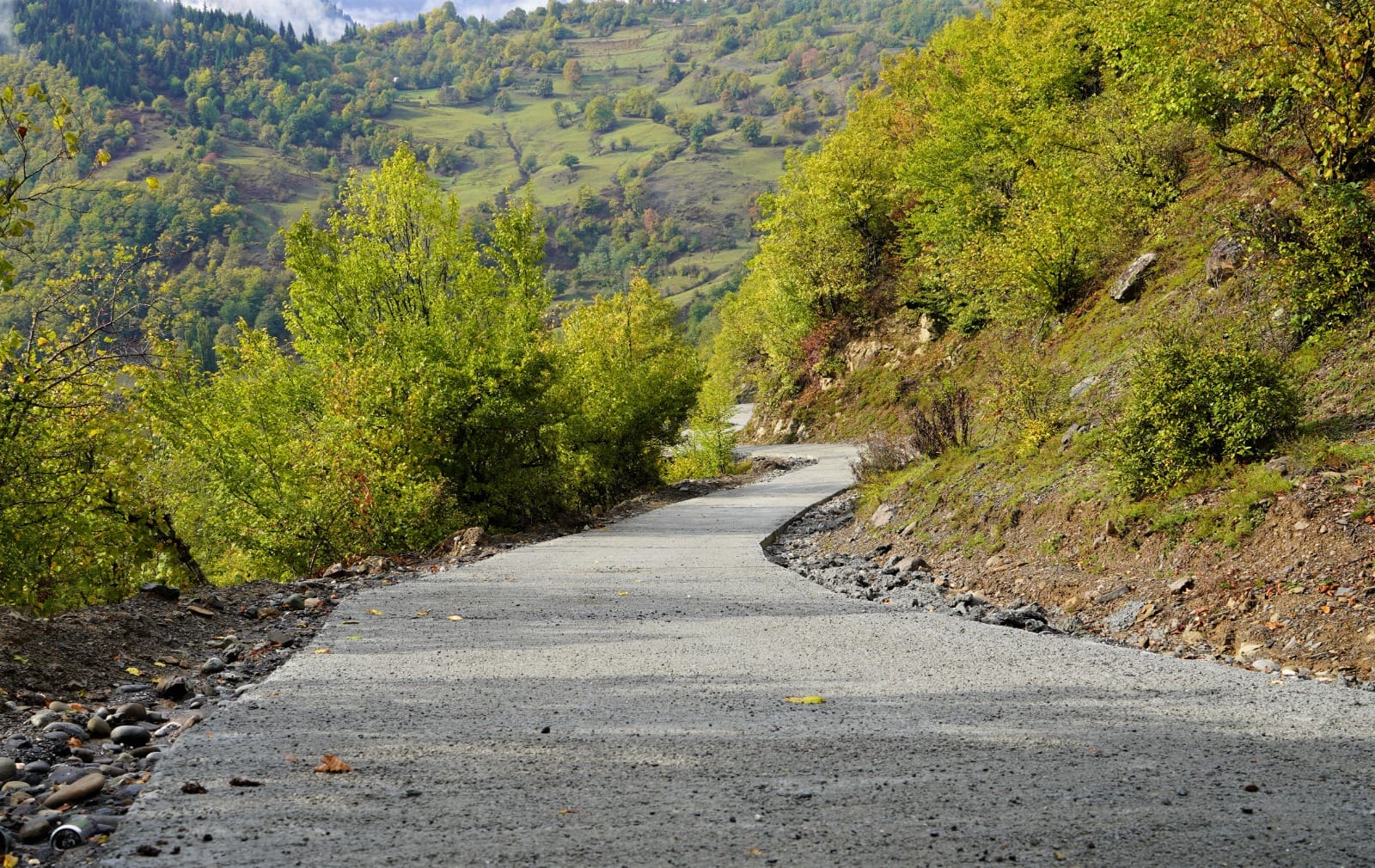 სოფელ გულიდის გზების მობეტონება