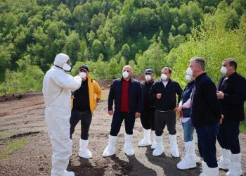 დარიშხანშემცველი ნარჩენების სარკოფაგის მშენებლობა