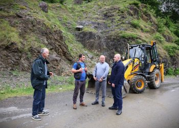 უხვი ნალექი ლენტეხის მუნიციპალიტეტში